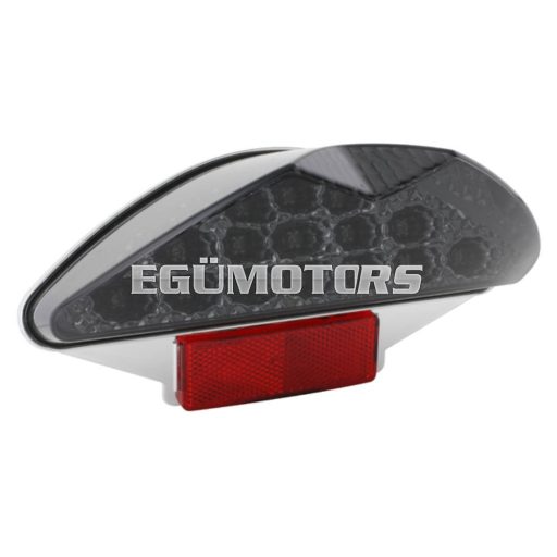 STR8 Black-line LED-es hátsólámpa irányjelzővel Aerox / Nitro
