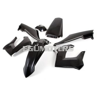 Toxik 7 darabos idomszett, Derbi DRD, Fekete